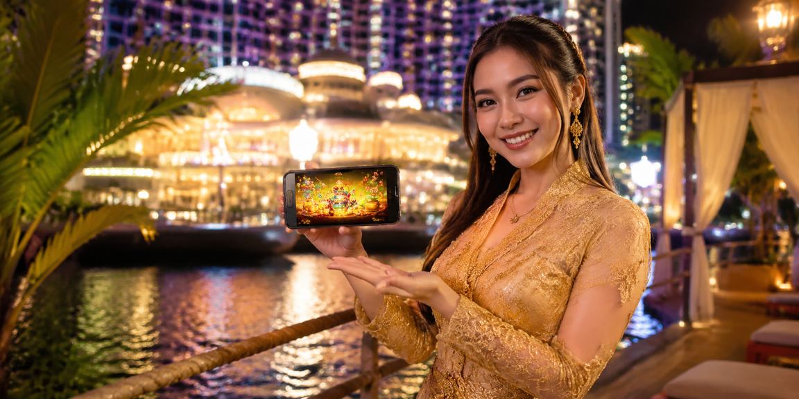 Suasana hiburan kasino bergaya kebaya di Genting Highlands Malaysia